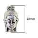 thumbnail image 5 of 10pcs 3D Buddha Spiritual Spacer Bead DIY Resultados 22mm, 5 of 9