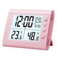 thumbnail image 1 of Reloj Despertador Digital, Reloj Electrónico Pantalla LED Reloj Electrónico Estéreo, Regalo para Amigos y Niños Rosa, 1 of 5