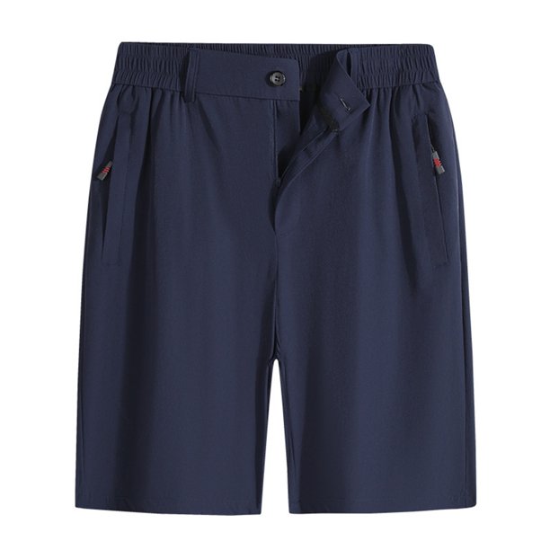 Pantalones cortos informales para hombre: pantalones cortos de verano transpirables, muy elásticos y resistentes a los desgarros, sin adornos y fáciles de cuidar.