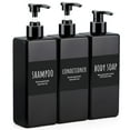 thumbnail image 1 of Dispensador de champú y acondicionador Segbeauty, 500 ml, paquete de 3, 1 of 7