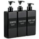 thumbnail image 1 of Dispensador de champú y acondicionador Segbeauty, 500 ml, paquete de 3, 1 of 7