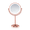Rose Gold, variant on 1X/10X LED Rose Gold Mirror - Battery Operated