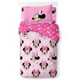 thumbnail image 1 of Disney Minnie Mouse Cœurs & Amour 100 % Coton Ensemble de Literie 3 Pcs, 1 of 7