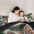 thumbnail image 5 of Feelyou 3D Wildlife Duck Full Size Comforter Sets, Green Camo Abstract Bedding Sets, 3pcs, 5 of 8