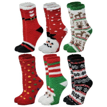 

Non Slip Anti Skid Christmas Cozy Fuzzy Home Lounge Slipper Hospital Socks