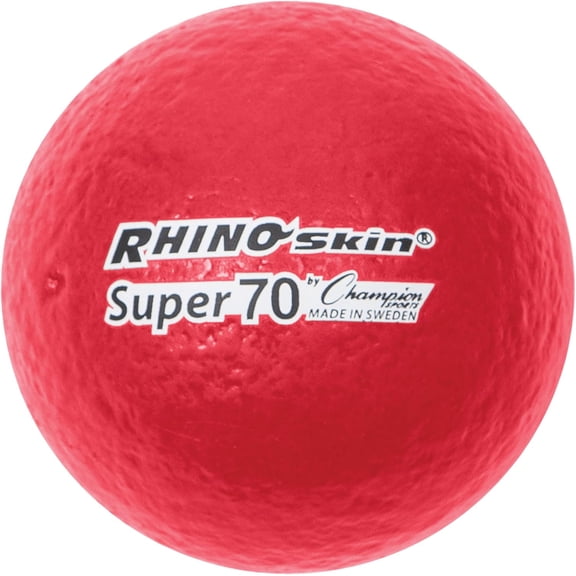 Champion Sports 2.75Inch Rhino Skin High Bounce Super 70 Dodgeball - Single Ball (Colors May Vary)
