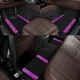 thumbnail image 3 of Maidao 4pcs Black Velvet Colored Striped Floor Mats Suitable for Off-Road Vehicles And Trucks Equipped with All-Weather Waterproof Protective Mats, 3 of 9