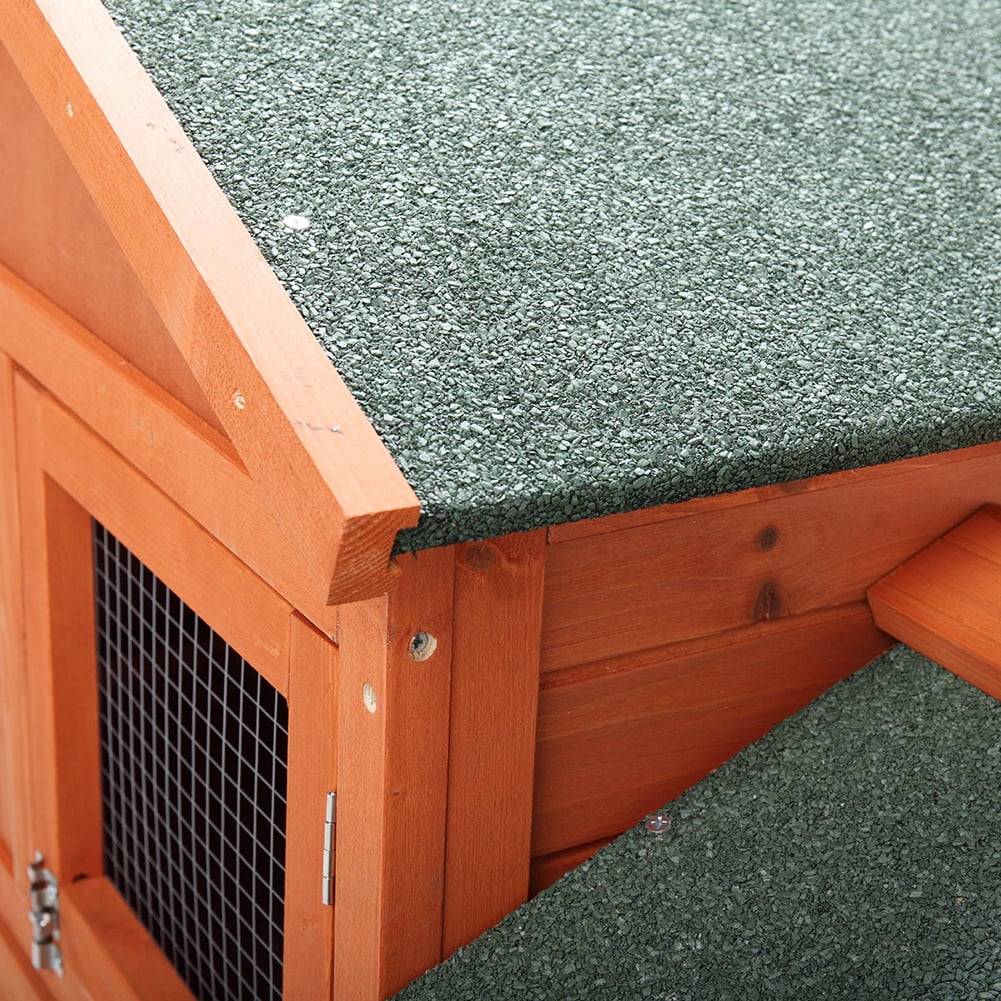Kadyn for indoor and outdoor use Wooden Rabbit Hutch Chicken Coop with 1 Removable Tray and 3 Lockable Doors Rabbit Hutch, Orange Kadyn for indoor and outdoor use Wooden Rabbit Hutch Chicken Coop with 1 Removable Tray and 3 Lockable Doors Rabbit Hutch, Orange