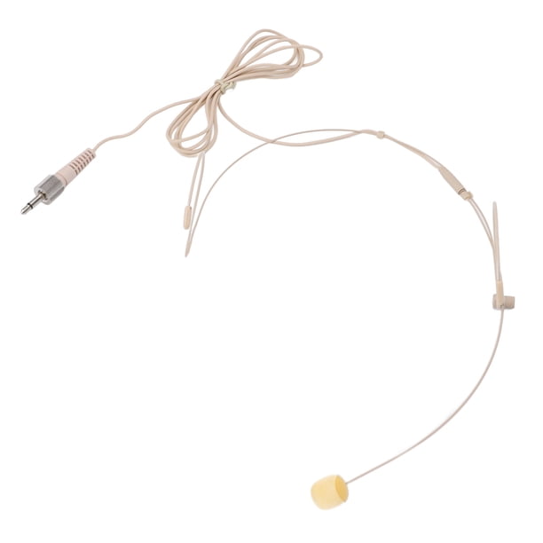 Micrófono Con Auriculares, Sonido Claro, Portátil, Ligero, Eficiente, Transferencia De Sonido, Micrófono Doble Sobre La Oreja Para Actuaciones En Escenario