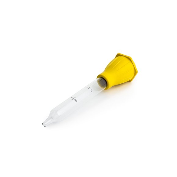 Bombilla amarilla Glass Baster Fox Run, resistente al calor, 28 cm