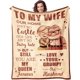 thumbnail image 1 of LHSHID Wife Blanket Gifts for Wife on Mothers Day to My Wife Soft Throw Blanket Christmas Birthday Present for Wife from Husband Romantic Gifts for Her 40"x50", 1 of 7