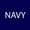 Navy, variant on 1/4" Black Fender Line For Boats - Double Braided Nylon 6 Feet Marine Rope - 2 Pack