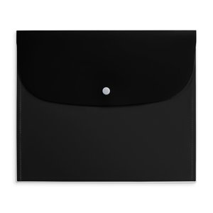 Staples Plastic Filing Envelope, Letter Size, Snap Closure