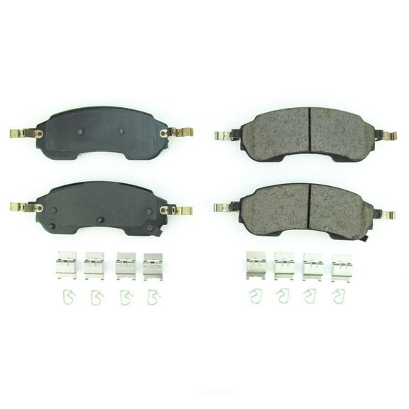 PowerStop 17-2414 Power Stop - Rear Z17 Low-Dust Ceramic Brake Pads with Hardware Fits select: 2021-2023 FORD BRONCO