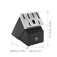 thumbnail image 6 of Henckels Solution 16-pc Self-Sharpening Knife Block Set - Black, 6 of 8