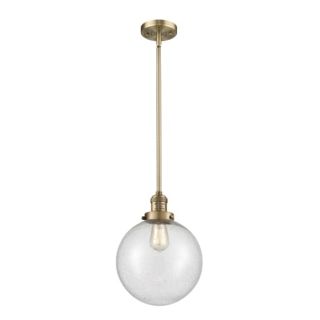 

Innovations Lighting 201S X-Large Beacon X-Large Beacon 10 Wide Mini Pendant - Brass
