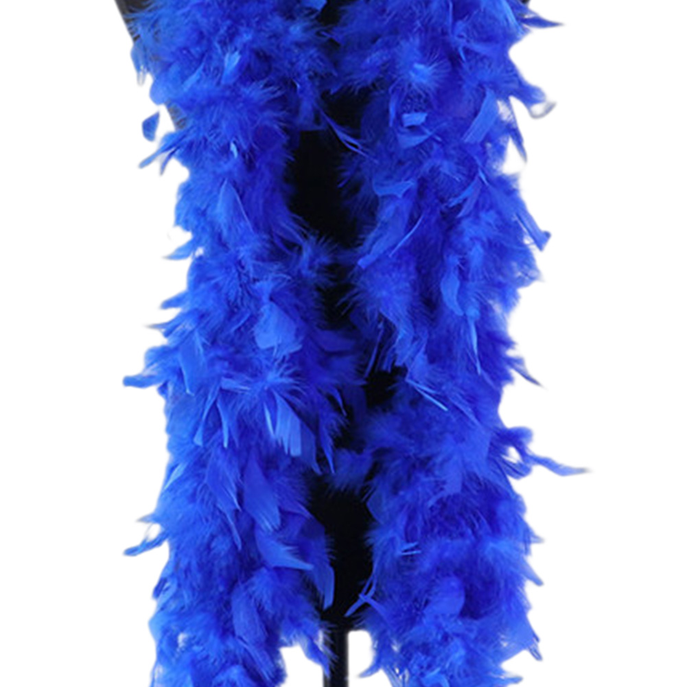 Fancy Dress Colorful Feather Scarf Lifeful for Fancy Dress Crafts (White) 