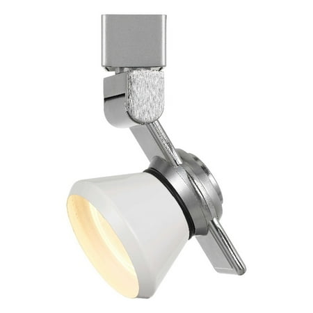 

Cal Lighting HT-999-LED Dimmable Metal Track Fixture in Brushed Steel/White