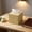 Khaki, variant on QualiVow Gray Tissue Box Holder, Square Plastic Tissue Cover for Desk Bathroom Bedroom, 4.53x4.53x3.94 In