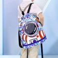 thumbnail image 1 of Polyester Beach Bag Double Shoulder Children's Swimming Bag With Dry Wet Separation Drawstring Pocket And Shoe Compartment Bag Travel Waterproof Storage Bag Beach Bag, 1 of 6