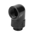 thumbnail image 3 of Rosca G1/4 Adaptador de montaje de 90 grados Conector rotativo refrigerado por agua (Negro) Likrtyny Para estrenar, 3 of 7