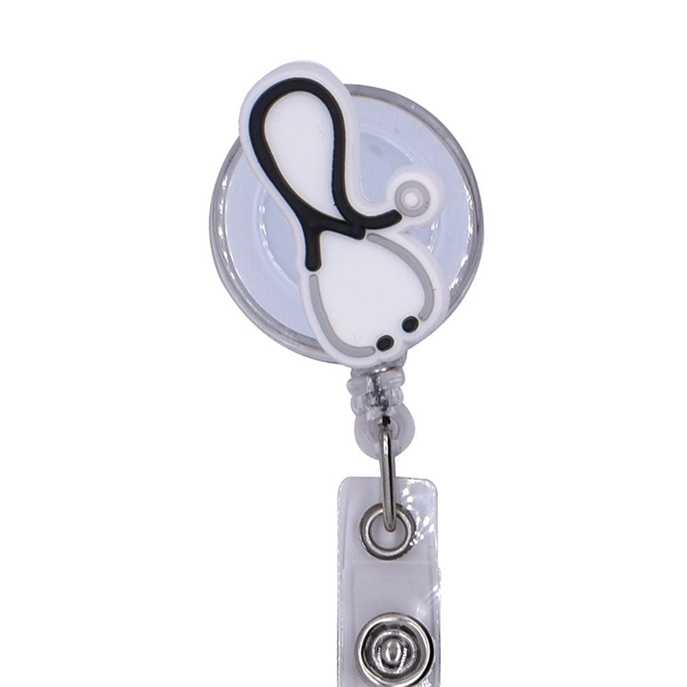 Cute Badge Holder Practical Medical Treatment Retractable Keychain
