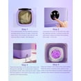 thumbnail image 5 of Portable Washing Machine, 16L Mini Washer for Apartments, RV & Travel | Folding Clothes Washer with Spin Basket & 3 Modes | Compact Washing Machine for Underwear, Socks, Baby Clothes (Purple), 5 of 8