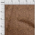 thumbnail image 2 of oneOone Viscose Chiffon Rust Brown Fabric Abstract Floral Craft Projects Decor Fabric Printed By The Yard 42 Inch Wide-1ra, 2 of 5