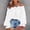 White off shoulder blouse for women a1, variant on BRELIL Women Fall Off Shoulder Ruffle Sleeve Blouse Flowy Casual Solid Basic Tops for Women, White 2XL