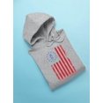 thumbnail image 3 of Vintage 1776 Patriotic Flag Hoodie Women's, 3 of 4