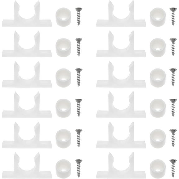 False Drawer Front Clip Drawer Front Clip Cabinet Clip Cabinet Restrictor Clip with Screws for Cabinet Drawer Front Board Hardware Replacement 12pcs