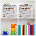 thumbnail image 6 of GZHJMY Watercolor Christmas with Santa Claus and Snowflakes Storage Bin for Toy Storage Basket Dirty Clothes Sundries Home Closet Shelf Cube Box Waterproof Laundry Basket Collapsible Organizer, 6 of 7