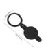 thumbnail image 1 of Black Copper Door Viewer Shield for Security Privacy 4Pcs Set, 1 of 4