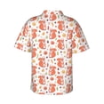 thumbnail image 3 of Picia Squirrel And Maple Leaf Gentle Cotton Regular Fit Short Sleeve Casual Hawaiian Shirt for Men-Medium, 3 of 9