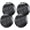4-Pack Black, variant on 2026 Air Tracker Tags-2 Pack 5.3 Smart Bluetooth Tracker Tag Work with Apple Find My (iOS Only) Key Finder Item Locator for Keys, Luggage,Wallet, Backpack, Pets,etc. (2, White)