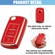 thumbnail image 3 of Unique Bargains Funda de silicona para llave inteligente Fob para Volkswagen Tiguan 2010-2017 Key Fob Shell Protector Keyless Red, 3 of 6