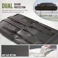 thumbnail image 6 of Overmont Extra Wide Heated Stadium Seat - 3 Heat Levels Cushion & Back Separately Control 6-Position Recliner with Hooks Cup Pockets - Bleacher Chair for Sport Camping Concerts - Battery NOT Included, 6 of 9