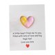 thumbnail image 2 of Regalo de Corazón de Bolsillo para San Valentín | Recuerdo para Aliviar La Ansiedad, Calidez y Consuelo con Tarjeta de Felicitación | Regalo Romántico de Cumpleaños, Boda y Aniversario para Esposa, E, 2 of 6