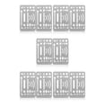 thumbnail image 2 of maskred 2pieces Durable Metal Ruler For Architects Precision Tools For Drawing Drafting Portable Template 1 5Set, 2 of 6