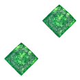thumbnail image 3 of Minnieouse Pañuelo pequeño hecho a mano, pañuelo para la cabeza, pañuelos transpirables de Verde 2piezas, 3 of 6