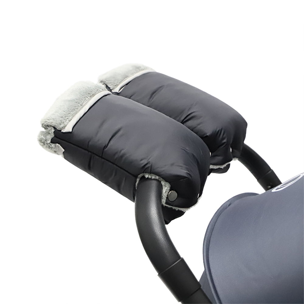 Enfant Stroller Warmmuffs Gloves - Anti-Freeze Stroller Mittens for Handlebars, Water Repellent Hand Warmer Muff for Cold Weather, Plush Lined Stroller Warmmuffs