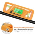 thumbnail image 5 of ​Compact Digital Inclinometer Angle Finder Gauge Spirit Level Bottom Magnet Data Hold Bright LCD Display Digital Spirit Level, 5 of 10