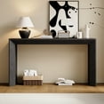 thumbnail image 4 of Harper & Bright Designs Wood Console Table with Drawers, Entryway Table with Drawers and Thickened Legs, Black, 4 of 14