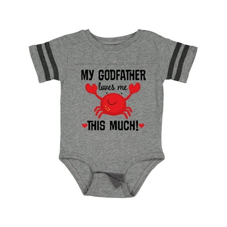 

Inktastic Godson My Godfather Loves Me Gift Baby Boy or Baby Girl Bodysuit