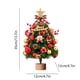 thumbnail image 5 of Árbol de Navidad de Mesa con Luces Led y Frutos Rojos | Mini Decoración Navideña Artificial de 35 Cm | Base Estable | Funciona con Pilas | Decoración Festiva para Escritorio, Oficina, Cocina, Ventana, 5 of 6