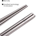 thumbnail image 3 of TITECOUGO Lightweight Titanium Reusable Metal Chopsticks Eco-Friendly Portable Camping Flatware for Kitchen House, 3 of 5