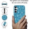 thumbnail image 3 of Compatible with Samsung S24 FE Case Glitter Shockproof, Samsung Galaxy S24 FE Phone Case Bling Sparkly TPU and PC Silicone Shiny Girl Women Thin Protective Cover (Blue), 3 of 14