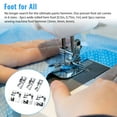 6pcs Rolled Hem Presser Foot, EEEkit Sewing Machine Presser Foot Kit