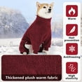 thumbnail image 6 of LEHOZIHEQ Big Dog Clothes, Winter Thickened Soft Warm Double Sided Padded Cold Home Dog Four Legged Clothes, 6 of 7