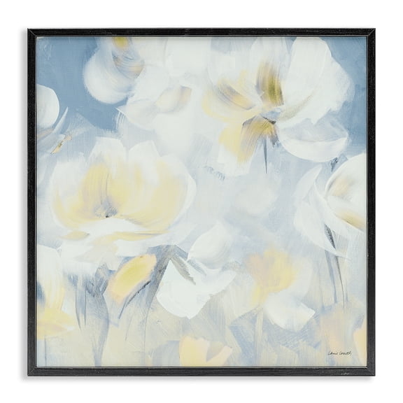 Stupell Industries Soft & Gentle Flower Field Black Framed Giclee Art, design by Lanie Loreth
